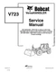 Bobcat V 723 - Service Manual - Repair Manual printed on paper