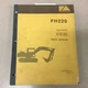 Fiat Allis FH220 EXCAVATOR PARTS MANUAL CATALOG BOOK LIST GUIDE pn 73158103