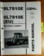 Gehl SL7810E 7810 & EU Skid-Steer Loader Parts Manual 917222 Revision B 10/06
