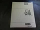 Clark S20/40 & SP20/30 Orderpicker Maintenance Adjustment Manual  PMA 321