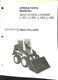 New Holland Skid Steer Loader Operator's Manual L-451 L-452 L-454 L-455