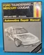 Paper Back Haynes Repair Manual #1725 Ford Thunderbird Mercury Cougar 89-90