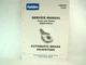 2001 HALDEX AXLE BRAKE AUTOMATIC ADJUSTER Service Maintenance Manual L30033