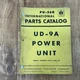 INTERNATIONAL HARVESTER PARTS CATALOG LIST BOOK MANUAL PU-26B UD-9A POWER UNIT