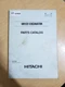 Hitachi UH122 Excavator Factory Parts Catalog