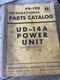 IH INTERNATIONAL UD-14a POWER UNIT Motor PTO Parts Manual Book LIST engine spare IH INTERNATIONAL UD-14a POWER UNIT Motor PTO Parts Manual Book LIST engine spare