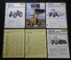 (6) 1983-90 MASSEY-FERGUSON "MF 50E INDUSTRIAL LOADER TRACTOR" CATALOG BROCHURES