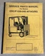 Yale Service Parts Manual ERC/P 030-040 AF/AG/BG # 1632