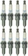 Set of 8 NGK Standard Spark Plugs for Artic Cat 700 XT 2013 Engine 700cc