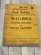 International Harvester TC-91A Parts Catalog TD-25 Series B Crawler Tractors