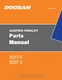 Daewoo Doosan B15T-5 B20T-5 Electric Forklift Parts Catalog Manual