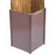Post Shields 4x4 Post Protector - Fits Standard 3.5 x 3.5 Inch Posts, 6 Inch ...