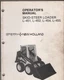 SPERRY NEW HOLLAND SKID-STEER LOADER L-451 L-452 L-454 L-455 Operator's Manual