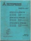1995 Mitsubishi 2FBC15, 18, 20, 25, 25E, & 30 Parts Manual (WEBN2674) {D2167}