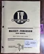 I&T Massey Ferguson MF205 MF210 MF220 Tractor Shop Service Manual MF-37 1981