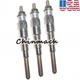 3 Piece Glow Plug for Garden Tractor: GR2100, GR2110 GF1800, GF1800E #A6-34