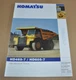 Komatsu HD465-7 HD605-7 Muldenkipper Truck Dump Brochure Prospekt EN