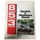 Aftermarket 853 853H LD Operator Manual Part # 6724034-AM fits Bobcat