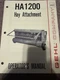 Gehl HA1200 Hay Attachment Operator's Manual Form No. 902557