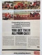 1976 J I Case 1210 Tractor Farm Farming Original Print Ad Racine Wisconsin WI
