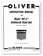 Oliver OC-3 Crawler Tractor Instruction Manual