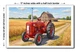 1945 International WD9 Tractor - 11x17 Poster Art Print