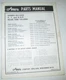Ariens 901000 Series 901007/8/9/10 Rotary Tiller Parts Catalog 1980 5/7/8 HP OEM