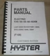 HYSTER E45XM E50XM E55XM E60XM E65XM FORKLIFT TRUCK PARTS MANUAL BOOK CATALOG