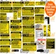 Case 580L or 580K Backhoe Decal Warning & Safety Decal Set. Other sets available