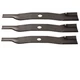Three 60" Blades RCK60-24B Mower on Fits Kubota B7510 B7610 Tractor K5651-34340X