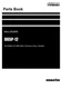 Komatsu D65P-12 Bulldozer Parts Catalog Manual