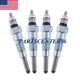 4 pcs 4D94 Glow Plug for Yanmar Komatsu Crawler D21A-7-M D20PLL-8 D21A-8E0