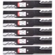 6PK Oregon G6 Gator Blade for 52" Ferris IS1500Z - 5900607, 5900616, 5900833