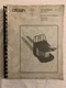 Crown PE 3000 Series Model 3500 Sevice and Parts Manual Forklift