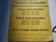 INTERNATIONAL TE-9 CABLE BULLDOZERS PARTS CATALOG FOR TD24 SERIES