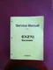 HITACHI EX270 Excavator Service Manual (1/2 and 2/2) KM-102-00 - Used