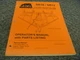 Rhino SR18 SR12 Rotary Cutter Shredder Parts Operator Maintenance Manual xz