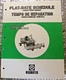 Kubota Flat Rate Schedule Manual Front Mower F2100 F2400 RC60 F20 F24 RC72 F20 F