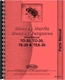 Ferguson Tractor Parts Manual TO-20 TO-30 TE-20 TEA-20 MH-P-TO20