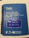 YALE FORKLIFT MAINTENANCE MANUAL PARTS LIST NS 020 030 040 1975 NARROW ISLE