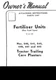 IH International McCormick 240 241 242 440 441 442 Planter Fertilizer Manual