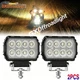 Fit LED Forklift Front Light Headlight Excavator Skid Steer Takeuchi TL140 TL150