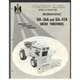 International Cub Cadet QA-36A & QA-42A Snowthrower Blower Operators Manual 20 p