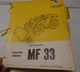 Massey Ferguson MF 33 Tractor Shovel Parts Book  MF Industrial & Construction Eq