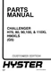 Hyster H70XL, H80XL, H90XL, H100XL G5 Forklift Parts Catalog Manual PDF