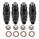 4PCS 131406490 Fuel Injectors Set for Perkins 104-22 403C-15 403D-15 403D-15T...