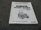 Kubota RCK60-24B RCK54-24B RCK54-75B Rotary Mower Owner Operator Manual xz