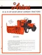 1976 Ariens Garden Tractor Sno-Thro Brochure 10 14 HP S10G S14G Wisconsin