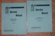  CUB CADET 55, 75, 85, 85 Special & 95 SERVICE MANUALS