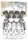 Overhaul Rebuild Kit for Isuzu Engine 4JG1 4JG1T Denyo Generator DCA-45ESEI 